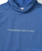 THISISNEVERTHAT THISISNEVERTHAT Raglan Jersey Hoodie Ultramarine
