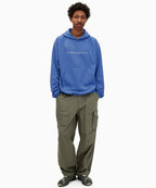 THISISNEVERTHAT THISISNEVERTHAT Raglan Jersey Hoodie Ultramarine