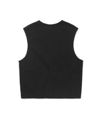 THISISNEVERTHAT THISISNEVERTHAT Zip Sweat Vest Black