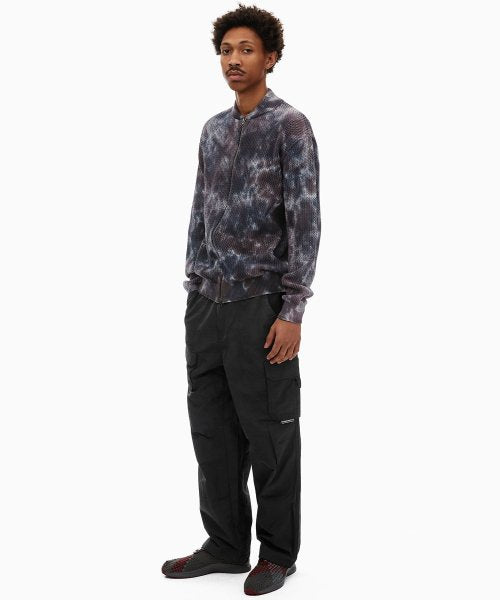 THISISNEVERTHAT THISISNEVERTHAT Net Knit Jacket Indigo