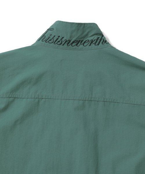 THISISNEVERTHAT THISISNEVERTHAT Script Track Jacket Green