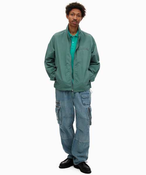 THISISNEVERTHAT THISISNEVERTHAT Script Track Jacket Green