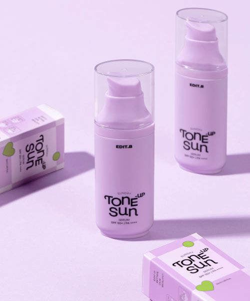 EDITB EDITB Sunday Purple Tone-Up Sun Serum 55ml SPF50+/PA++++