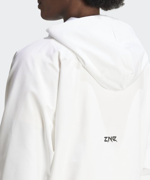ADIDAS ADIDAS Hoodie Zip-Up - White