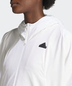 ADIDAS ADIDAS Hoodie Zip-Up - White