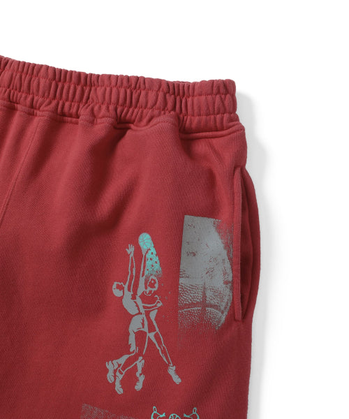 THISISNEVERTHAT THISISNEVERTHAT Basketball Sweatshort Red