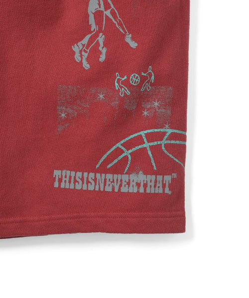 THISISNEVERTHAT THISISNEVERTHAT Basketball Sweatshort Red