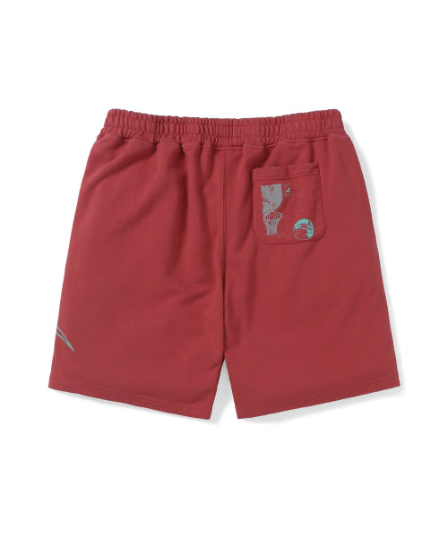 THISISNEVERTHAT THISISNEVERTHAT Basketball Sweatshort Red