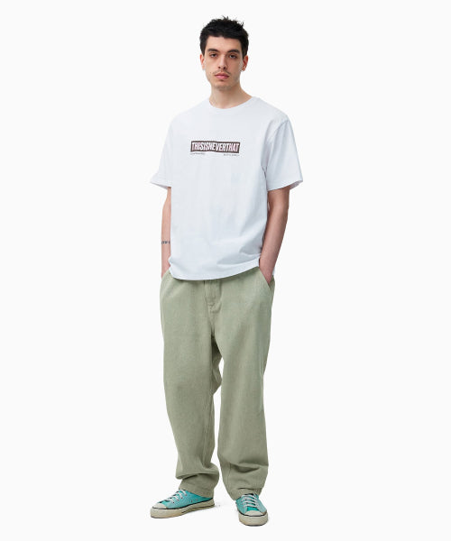 THISISNEVERTHAT THISISNEVERTHAT Overdyed Twill Pant Beige