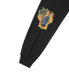 THISISNEVERTHAT THISISNEVERTHAT T-Shirt Burning Palm Tree L/S Off Black