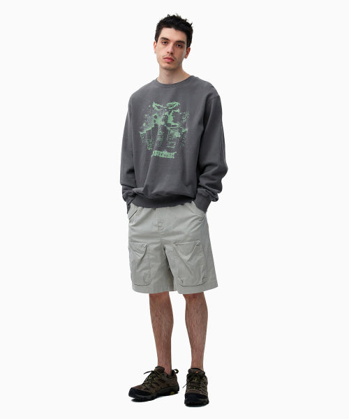THISISNEVERTHAT THISISNEVERTHAT Nightmare Crewneck Sweatshirt Dark Grey