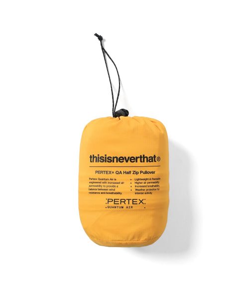 THISISNEVERTHAT THISISNEVERTHAT PERTEX QA Half Zip Pullover Yellow