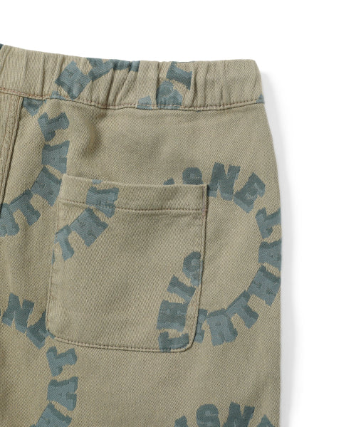 THISISNEVERTHAT THISISNEVERTHAT 2Tone Logo Jacquard Short Beige
