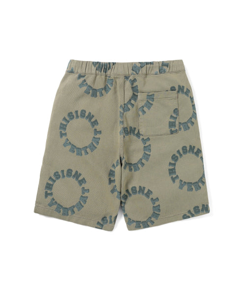 THISISNEVERTHAT THISISNEVERTHAT 2Tone Logo Jacquard Short Beige