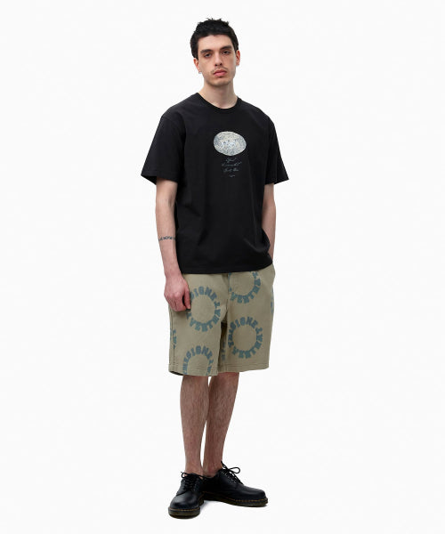 THISISNEVERTHAT THISISNEVERTHAT 2Tone Logo Jacquard Short Beige