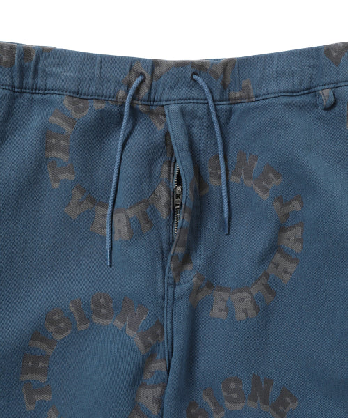 THISISNEVERTHAT THISISNEVERTHAT 2Tone Logo Jacquard Short Blue