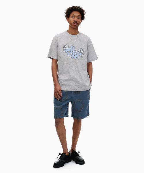THISISNEVERTHAT THISISNEVERTHAT 2Tone Logo Jacquard Short Blue