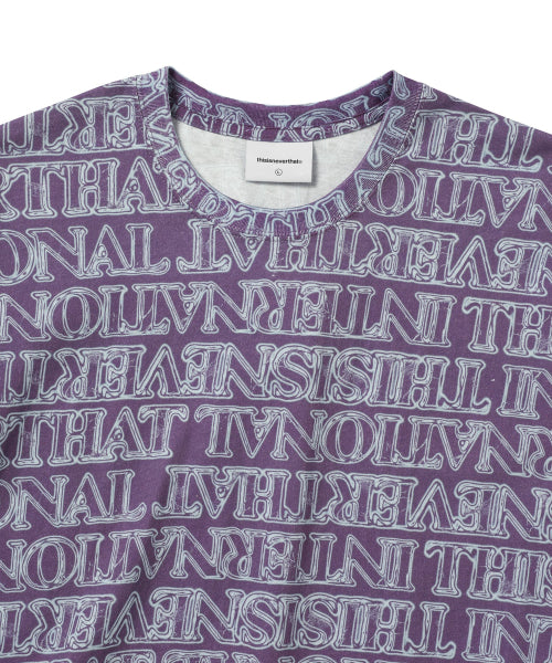 THISISNEVERTHAT THISISNEVERTHAT T-Shirt Fuchsia