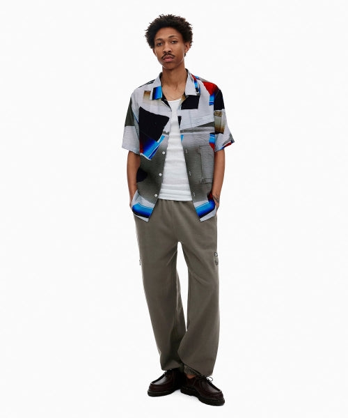 THISISNEVERTHAT THISISNEVERTHAT Torn Rayon S/S Shirt Multi