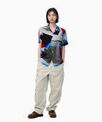 THISISNEVERTHAT THISISNEVERTHAT Torn Rayon S/S Shirt Multi