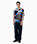THISISNEVERTHAT THISISNEVERTHAT Torn Rayon S/S Shirt Multi