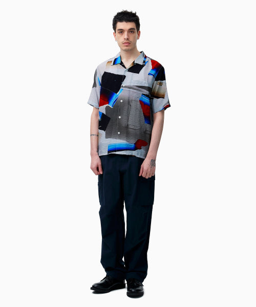 THISISNEVERTHAT THISISNEVERTHAT Torn Rayon S/S Shirt Multi