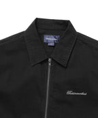 THISISNEVERTHAT THISISNEVERTHAT Washed Denim Zip Shirt Black