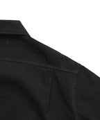 THISISNEVERTHAT THISISNEVERTHAT Washed Denim Zip Shirt Black
