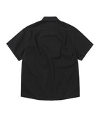 THISISNEVERTHAT THISISNEVERTHAT Washed Denim Zip Shirt Black