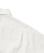 THISISNEVERTHAT THISISNEVERTHAT Washed Denim Zip Shirt Off White