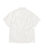 THISISNEVERTHAT THISISNEVERTHAT Washed Denim Zip Shirt Off White