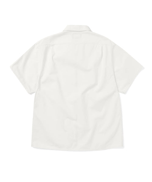 THISISNEVERTHAT THISISNEVERTHAT Washed Denim Zip Shirt Off White