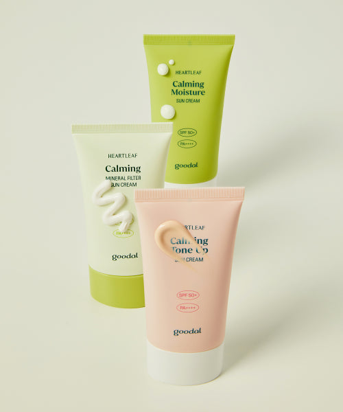 goodal goodal Houttuynia Cordata Tone-Up Sun Cream SPF 50/PA+++ 50ml + Moisture Sunscreen 50ml