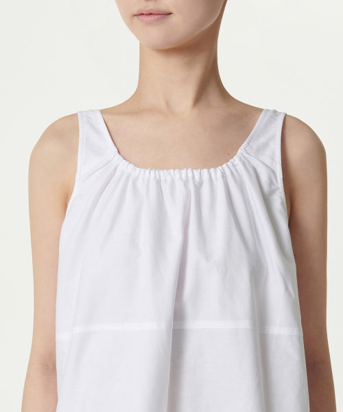 MUSINSA STANDARD WOMAN MUSINSA STANDARD WOMAN Women's Cotton Tiered Mini Dress (White)