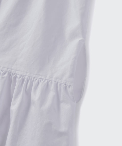 MUSINSA STANDARD WOMAN MUSINSA STANDARD WOMAN Women's Cotton Tiered Mini Dress (White)