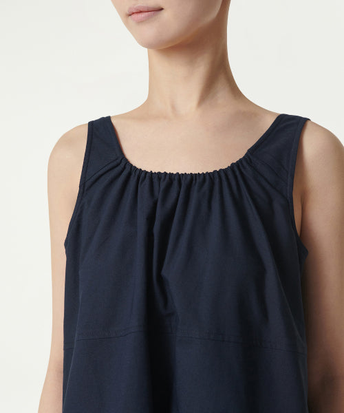 MUSINSA STANDARD WOMAN MUSINSA STANDARD WOMAN Women's Cotton Tiered Mini Dress (Navy)