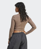 ADIDAS ADIDAS T-Shirt Long Sleeve - Brown