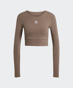 ADIDAS ADIDAS T-Shirt Long Sleeve - Brown