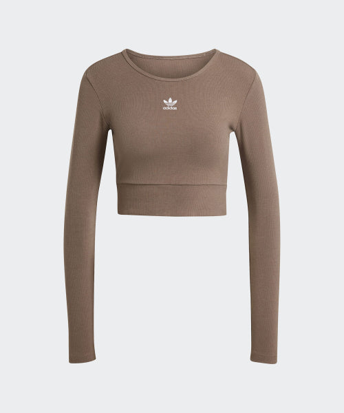 ADIDAS ADIDAS T-Shirt Long Sleeve - Brown