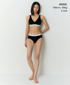 MUSINSA STANDARD WOMAN MUSINSA STANDARD WOMAN Women's Cotton Bralette [Black]