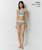 MUSINSA STANDARD WOMAN MUSINSA STANDARD WOMAN Women's Cotton Bralette Gray