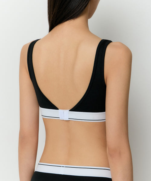 MUSINSA STANDARD WOMAN MUSINSA STANDARD WOMAN Women's Cotton Bralette [Black]