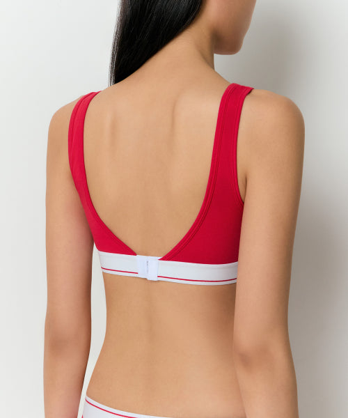 MUSINSA STANDARD WOMAN MUSINSA STANDARD WOMAN Women's Cotton Bralette [Red]