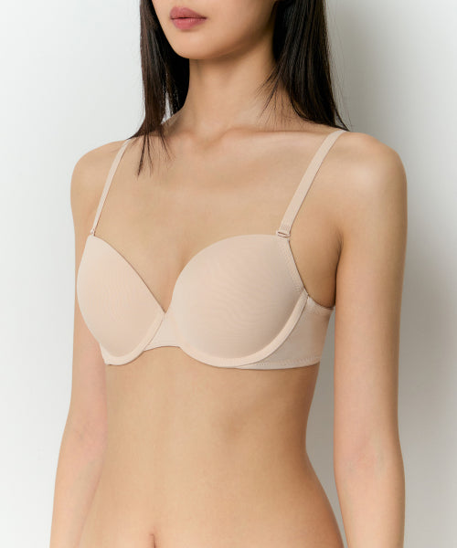 MUSINSA STANDARD WOMAN MUSINSA STANDARD WOMAN Women's Basic Wire Bra Light Beige