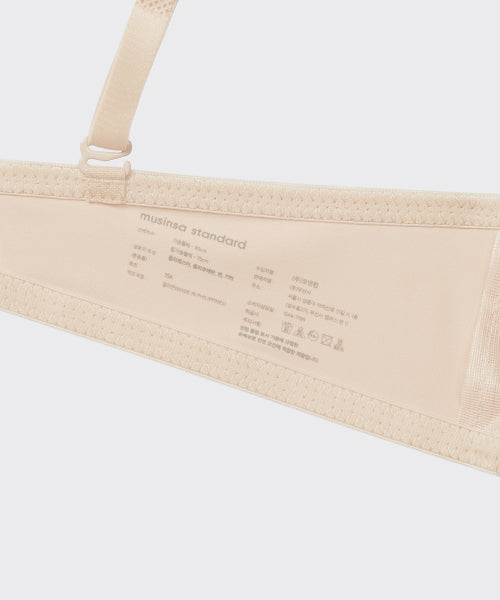 MUSINSA STANDARD WOMAN MUSINSA STANDARD WOMAN Women's Basic Wire Bra Light Beige