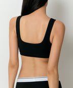 MUSINSA STANDARD WOMAN MUSINSA STANDARD WOMAN Women's Square Neck Cotton Bra Top Black