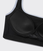 MUSINSA STANDARD WOMAN MUSINSA STANDARD WOMAN Women's Square Neck Cotton Bra Top (Black)