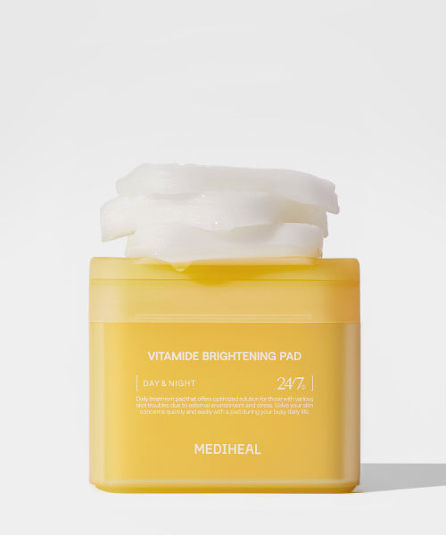 Mediheal [Giveaway 3 additional pads] 100 derma toner pads original + 100 refills (cross-possible/tea tree/madecassoside/PDRN/collagen/watermide/vita/phytoenzyme/retinol)