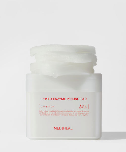Mediheal [Giveaway 3 additional pads] 100 derma toner pads original + 100 refills (cross-possible/tea tree/madecassoside/PDRN/collagen/watermide/vita/phytoenzyme/retinol)