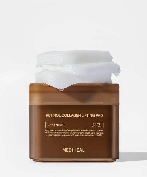 Mediheal [Giveaway 3 additional pads] 100 derma toner pads original + 100 refills (cross-possible/tea tree/madecassoside/PDRN/collagen/watermide/vita/phytoenzyme/retinol)